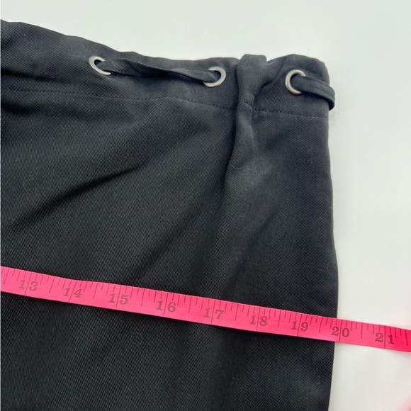 Reformation grommet drawstring waist black pants Sz S - Picture 6 of 6